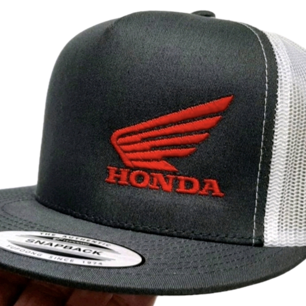 Honda Wing Retro Vintage Style American Embroidery Racing Motorcycle Biker Gear